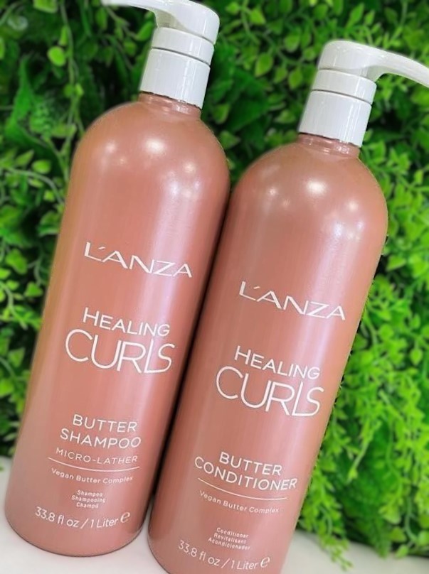Ліпідний кондиціонер для кучерявого волосся LʼANZA Healing Curl Conditioner, 950 ml - 4